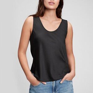 Express reversible silk scoop neck tank top